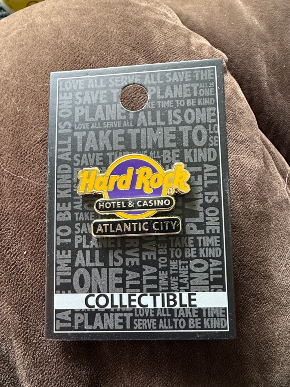 Hard Rock Hotel and casino pin Atlantic City